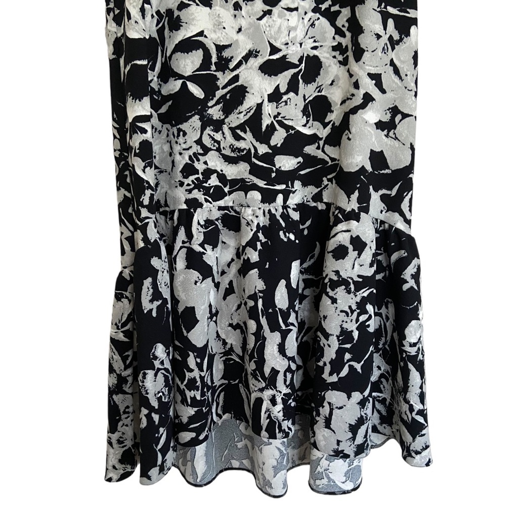 ASOS Floral Ruffle Pleated Dress - Picture 8 of 9